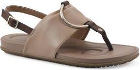 White Mountain Alicorn Slingback Sandal in Natural/Mid Brown/Smooth at Nordstrom Rack, Size 6.5