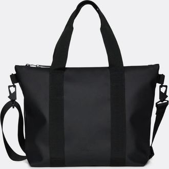 Rains Womens Rains Unisex Tote Bag Micro - 01 Black - Size: ONE size