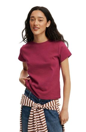Cotton On Womens 90 S Baby Tee in Dark Lotus at Nordstrom, Size X-Small