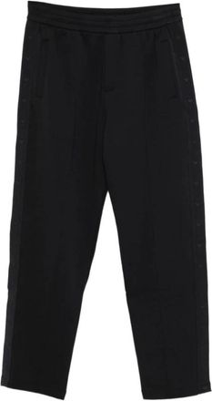 Emporio Armani Sweatpants, male, Blue, Size: XL Comfort Double Jersey Trousers