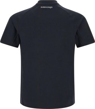 Balenciaga Techwear Logo T-shirt - Navy