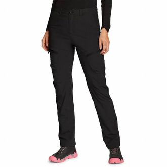 Eddie Bauer Flexion 2.0 Polar Fleece-Lined Straight Leg Pants In Black
