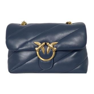 Pinko Shoulder Bags, female, Blue, ONE SIZE, Love Puff Classic Bag
