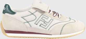 Fendi Sneakers in pelle con monogram FF ricamato