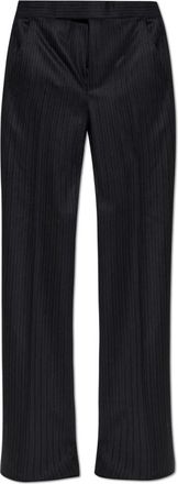Tom Ford Herringbone Stripe Wool Broeken - Heren - Nette broeken - Blauw - L - Wol - Broeken