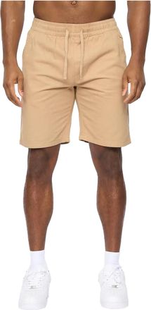 Crosshatch Heren Blansmoore Elastische Regelmatige Casual Shorts (Steen)