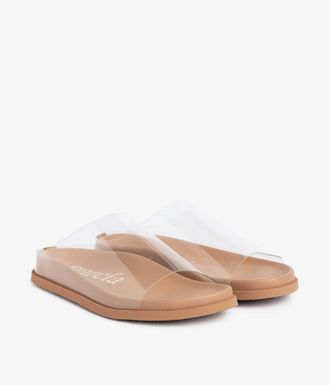 Pedro Garcia Beige leather clog with jellyupper| Darice | Fall winter 25 | PEDRO GARCIA