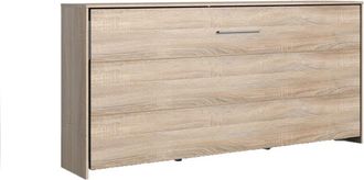 Calicosy Cama abatible horizontal - 1 plaza - 90x200 - L212 cm - Efecto Roble