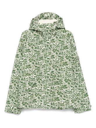 Fursac floral-print puffer jacket - Green