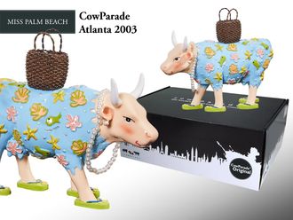 OEM Cowparade Atlanta 2003, Miss Palm Beach, Por Lynn Weisbach
