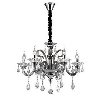 Netlighting Colossal 6 Light Chandelier Smokey Finish E14