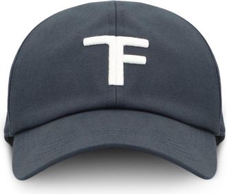 Tom Ford Mens Cap Blue Cotton Hat