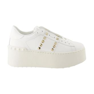 Valentino Garavani Sneakers, female, White, Size: 7 1/2 US Flatform Rockstud Untitled Sneaker