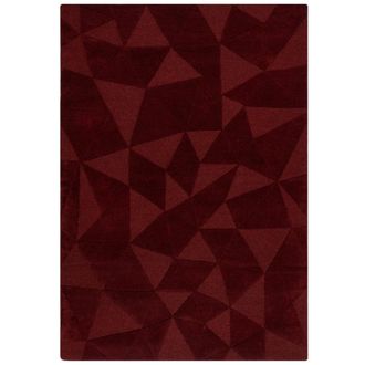 Flair Rugs Alfombra de lana rojo 120x170cm