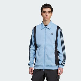 adidas Originals ADIDAS Originals Mens Adicolor Panel Track Top - Blue - Size X-Large