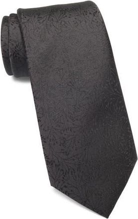 Calvin Klein Florence Floral Jacquard Tie in Black at Nordstrom Rack