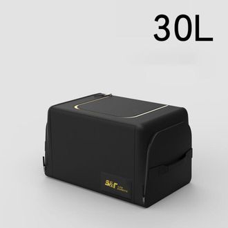OEM Organizador De Maletero De Gran Capacidad, De Tela Oxford, 30 Litros, Plegable, Color Negro