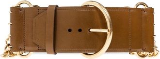Chlo&eacute; Camera Ketting Riem - Dames - Riemen - Bruin - S - Leer - Accessoires
