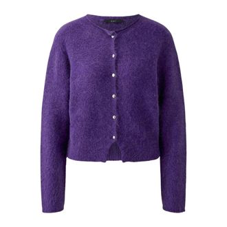 Oui Truien & Vesten, Dames, Paars, 2Xl, Cardigans