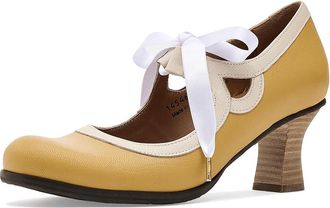 FLY London Bupy464fly Womens Shoes Bumblebee/Off-white : EU 41 (US Womens 10-10.5) M, Leather