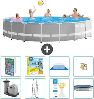 Intex Piscina Prism Frame Redonda - 549x122 Cm - 9-piezas S529