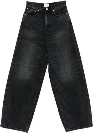 Haikure Bethany Wide-Leg Jeans - Dames - Jeans - Zwart - Maat: W26 Katoen