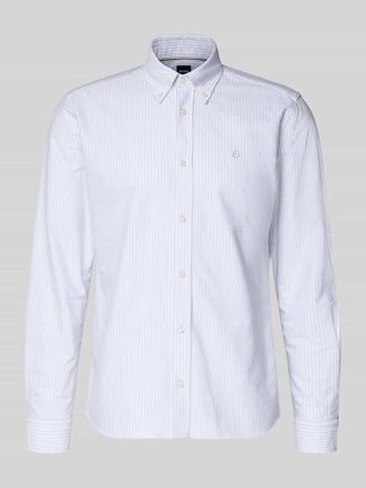 HUGO BOSS Slim Fit Freizeithemd aus reiner Baumwolle Modell H-ROAN in Flieder, Gr&ouml;&szlig;e XXL