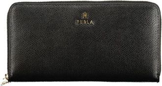 Furla Moonlight S Crossbody Ronde Tas - Dames - Portefeuilles - Zwart - ONE Size - Leer - Accessoires