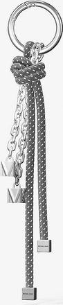 Michael Kors Silver-Tone and Speckled Cord Bag Charm