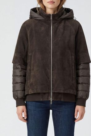 Moorer Jacket Woman color Brown