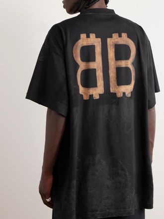 Balenciaga Inside-Out T-shirt - men - Cotton - 2 - Black
