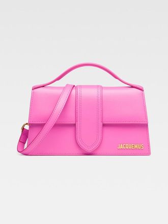 Jacquemus Neon Leather Le Grand Bambino Womens Handbag
