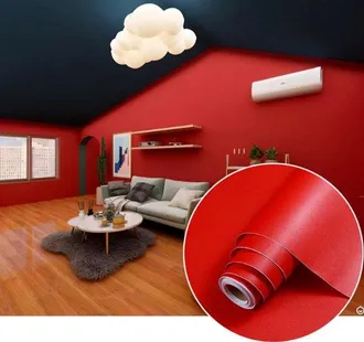 OEM Papel Autoadhesivo - Naranja - 40 Cm X 5 Metros