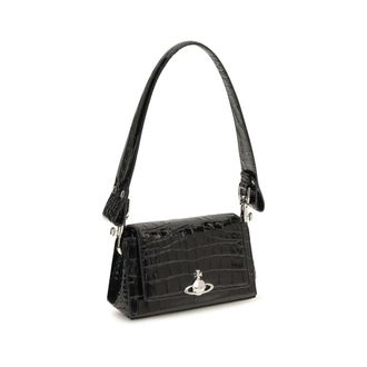 Vivienne Westwood Hazel Shoulder Bag - Black