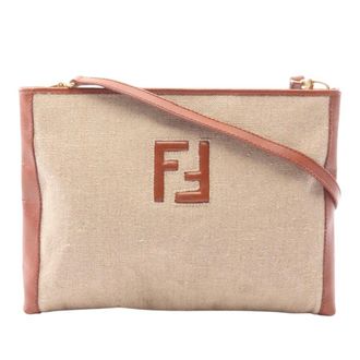 Fendi Pre-owned Fendi Canvas FF Crossbody Ladies MVGTG68P2NH1LLSE