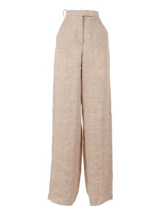 Emporio Armani High Waisted Straight-Leg Pants