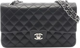 Chanel Pre-owned Vintage Shoulder Bag - Dames - Vintage Schoudertas - Zwart - ONE Size - Leer - Vintage