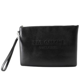 Saint Laurent Pre-owned Clutches, female, Black, Size: ONE SIZE Pre-owned Leather Clutch
