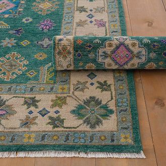 Ballard Designs Rumi Hand Knotted Rug - 26 x 8 Runner - Ballard Designs