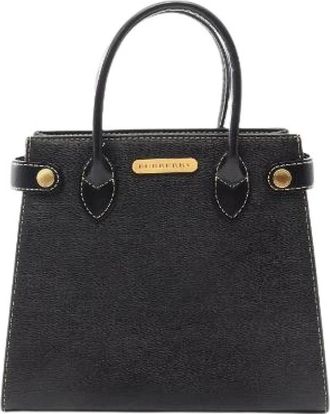 Burberry Borsa in Pelle Pre-owned - - Pre-owned - Donna - Nero - ONE SIZE