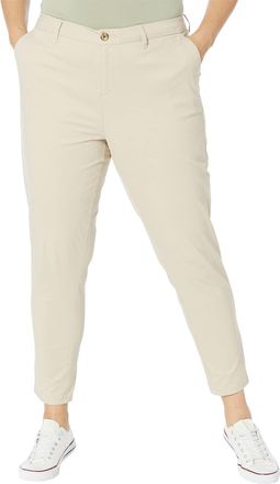 Tommy Hilfiger Womens Relaxed Fit Hampton Chino Pant (Standard and Plus Size) Casual, Khaki, 18