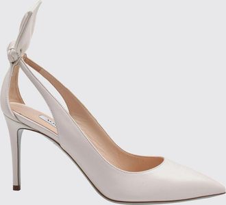 Aquazzura D&eacute;collet&eacute; da sposa Bow Tie in nappa con nodo cut-out e tacco a stiletto