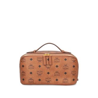 MCM Handbags, female, Brown, ONE SIZE, Ottomar Toiletry Bag