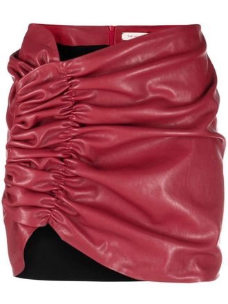The Mannei Minigonna con ruches - Rosso