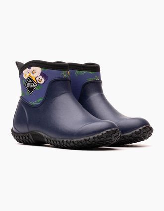 The Original Muck Boot Company Womens Muck Boots Muckster II Ankle Rubber Womens Navy Wellington Boots - Size: 3
