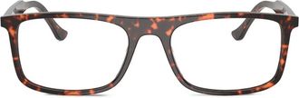 Ray-Ban Occhiali RB5440 con effetto tartarugato - Rosso