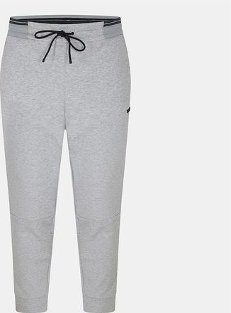 HUGO BOSS Mens Hbg Zone Jog Soft Cotton Blend Jogging Bottoms - Silver - Size: 6XL