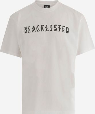 44 Label Group bedrucktes Baumwoll-T-Shirt