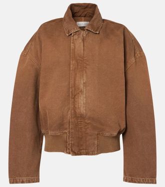 Slvrlake Denim Harlem cotton canvas bomber jacket