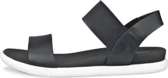 Ecco Womens Damara Sandal In Black/powder